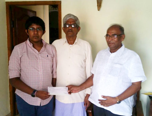 ‘Karimnagar Volunteers Adopt a Vedic Student for an Year !’