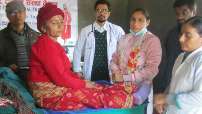 Nepali Women seek help of Vikasa Tarangini Free Medical Camps