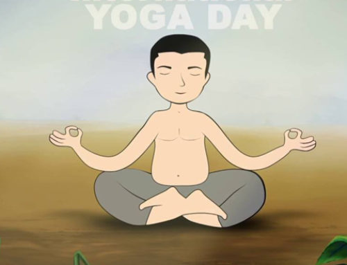 Splendid turnout on Yoga day!