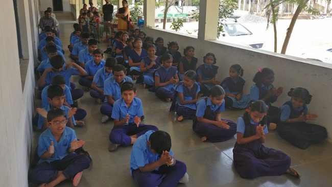VT Karimanagar visited Government Blind School Students on World Braille Day