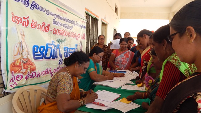 Women Health Care Mahilia Arogya Vikas conducted a Free camp Mandal Office Kandukuru RR District
