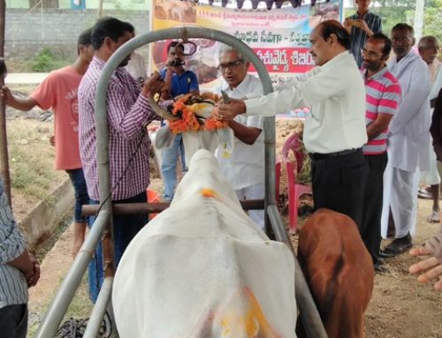 Applaudable Go Seva effort by VT Karimnagar with the Karimnagar Diary Society