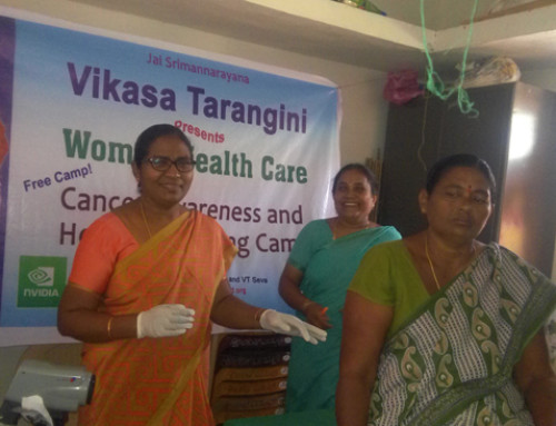 Cancer Awareness and Detection Camp at Kondapalli – A free service for the welfare of women