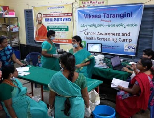 Central Mahila Arogya Vikas Team Conducted Medical Camps at Bengaluru