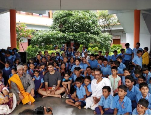 Vikasa Tarangini Team Providing Facilities to Jeeyar Gurukulam Students