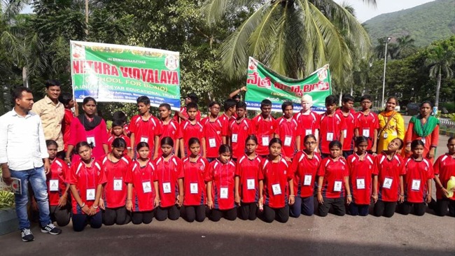 Nethra Vidyalaya Students Participated in JCI Sports