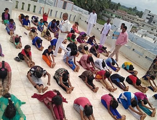 Rajam Vikasa Tarangini organized Yoga Competition at Vikasa Tarangini Office