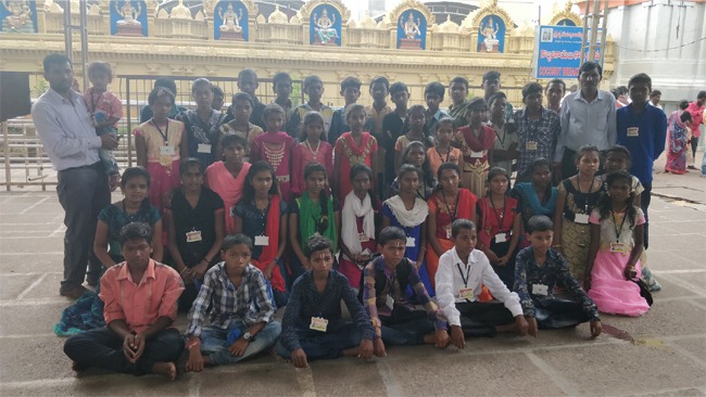 Jeeyar Gurukulam’s Students Visit to Dharmapuri