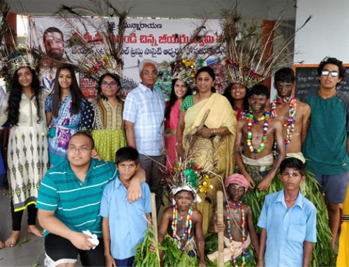 NRI Students from Atlanta spend happy times with Jeeyar Gurukulam Students