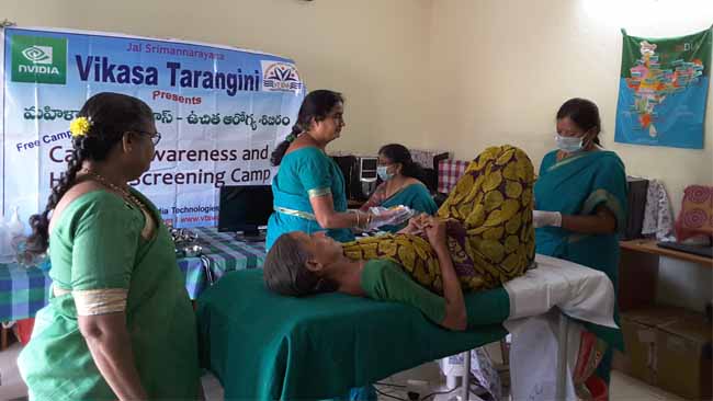 Mahila Arogya Vikas Team Conducted Women Health Camp at Golconda Health care