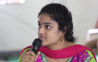 Youth Wing Yuva Vikas Volunteer Speaks her words