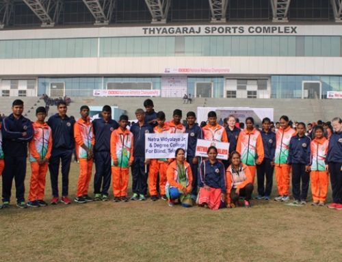 Nethra students win 32 medals and a Team championship award in IBSA sports meet