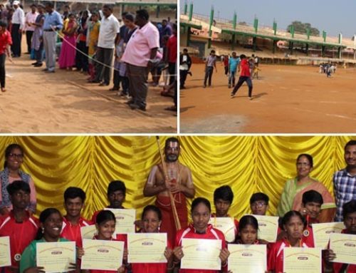 Nethra students win 10 gold medals in Sports and games for disabled at Vijayawada