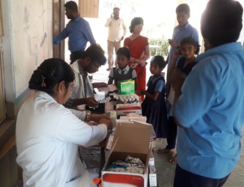 Medical camp at Govt schools in Karimnagar