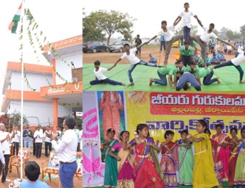 Republic day celebrations at Jeeyar Gurukulam