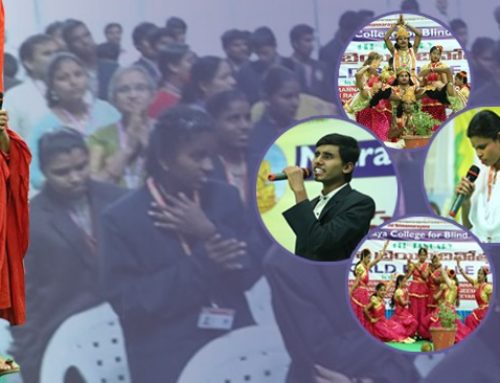 World Braille day celebrations by Netra Vidyalaya
