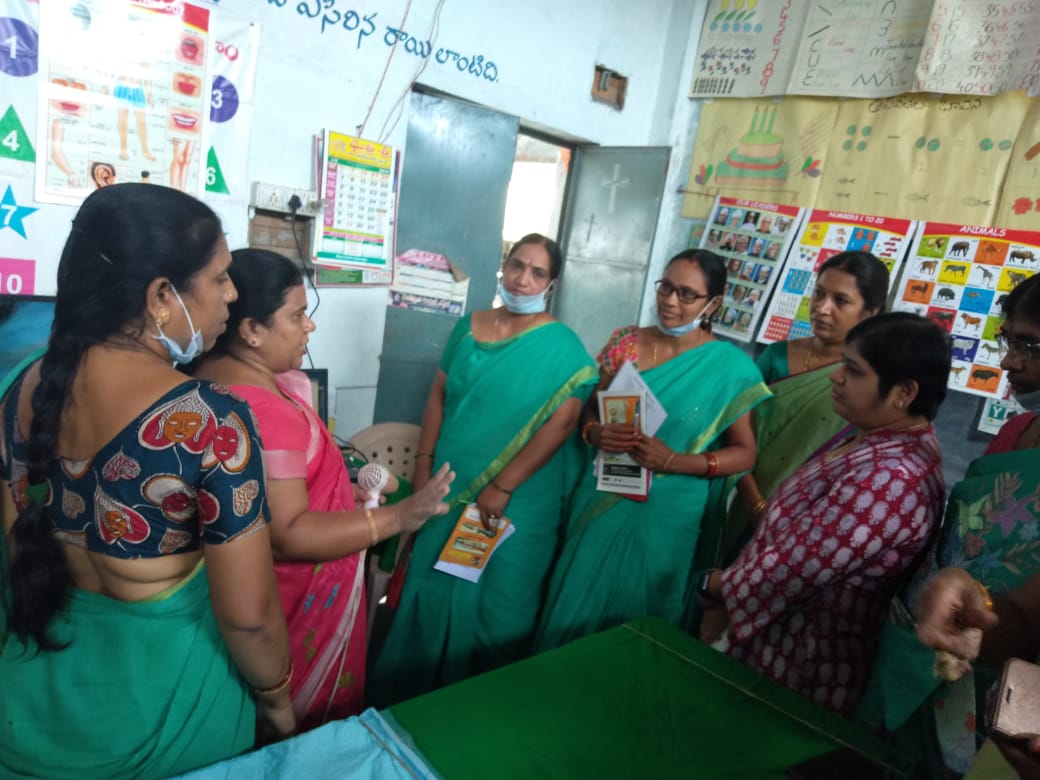 Mahila Arogya Vikas Conducted Medical camp at ACC Manaryala ACC Govt High School