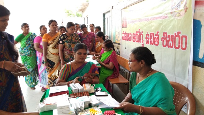 Mahila Arogya Vikas  Conducted a Medical Camp at Pangal Village, Nalgonda