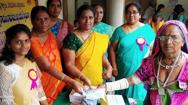Mahila Arogya Vikas Conducted a medical Camp at Badradri Kottagudem