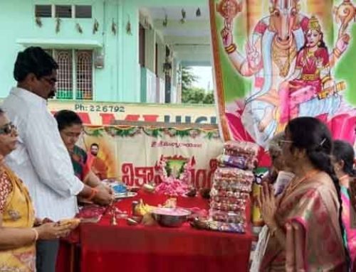 Gautham school students celebrate Lord Hayagriva Jayanthi