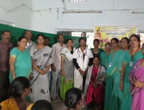 Mahilaarogya Vikas Gudimalkapur conducted Women’s Health and Awareness Camp at gantiyada