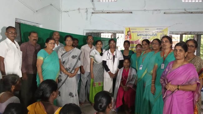 Mahilaarogya Vikas Gudimalkapur conducted Women’s Health and Awareness Camp at gantiyada