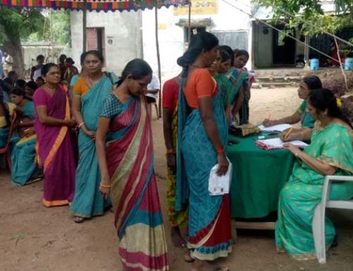 Mahilaarogya Vikas conducted Medical Camp at Narsingapur Manchiryala