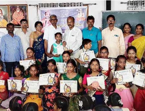 Rajam VikasaTarangini  group conducted Competitions in Moral poems