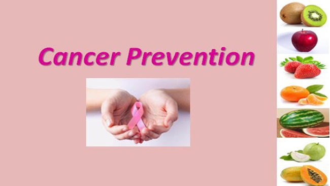 Cancer can be prevented by eating Fruits