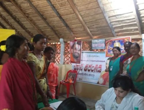 Mahilaarogya Vikas conducted a Medical Camp at TekaliAsharam Srikakulam