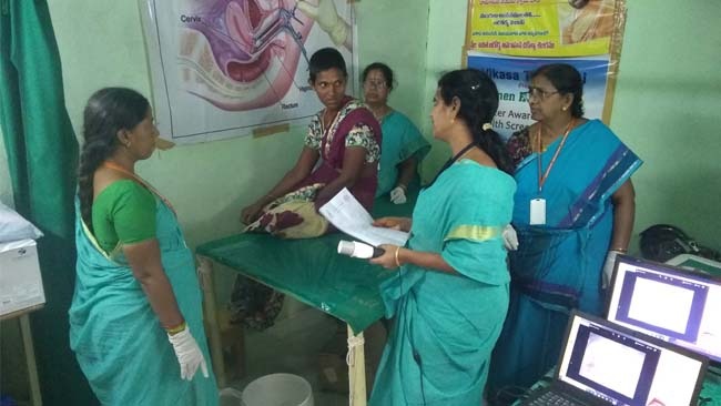 Mahila arogya Vikas conducted a Medical Camp at JET Sithanagaram Guntur