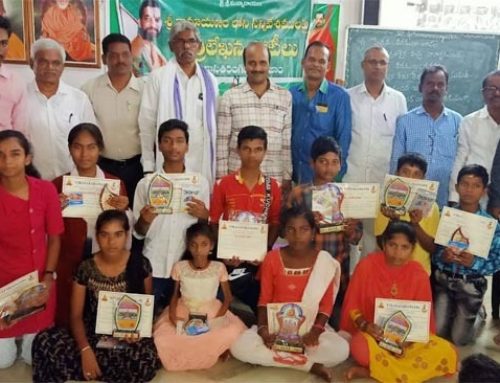 Ramayana drawing competitions were conducted across many centers