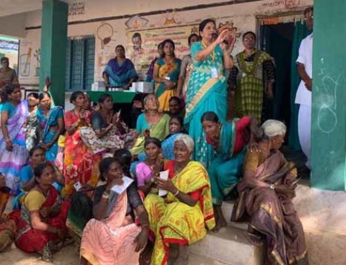 Mahila Arogya Vikas camp conducted by Panchavati Team and Mahabubnagar VT at Kondapally Gadwal