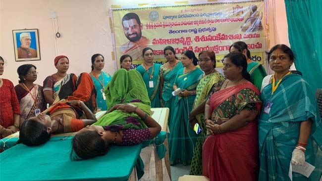 Mahila Arogya Vikas conducted Medical Camp at Vemula Mahabubnagar