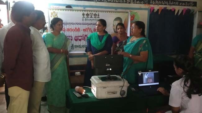 Mahilaarogya Vikas Gudimalkapur conducted Medical Camp at Ajjaram village