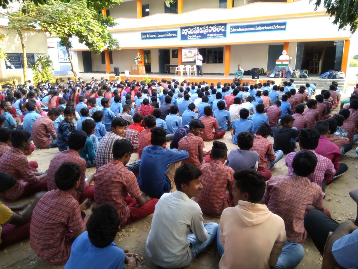 Prajna books distribution and program at paanchali govt high school 5