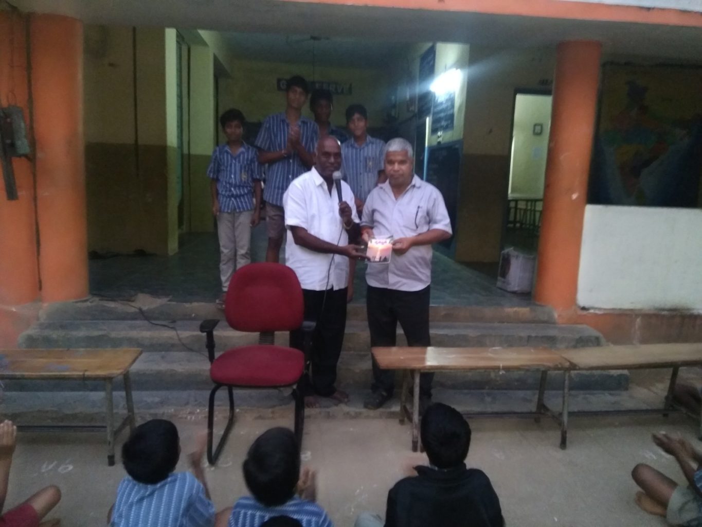 Prajna books distribution at AP residential welfare high school Boddavalasa