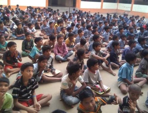 Prajna books distribution at AP residential welfare high school Boddavalasa