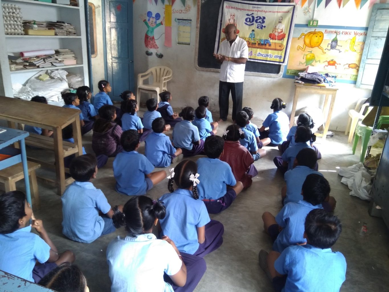 Prajna class at salur municipal primary school 2