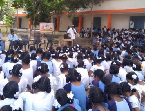 Prajna program at Ramabhadrapuram govt high school.