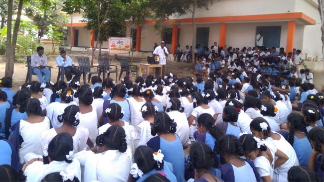 Prajna program at Ramabhadrapuram govt high school