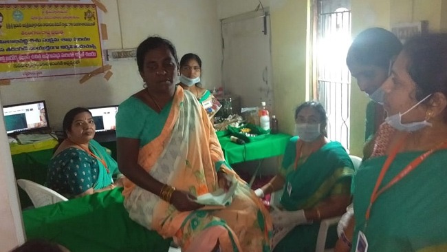 Mahilaarogya Vikas conducted Medical Camp at Jillelaguda Meerpet