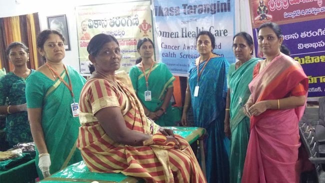 Mahilaarogya Vikas conducted Medical Camp at Kancharapalem