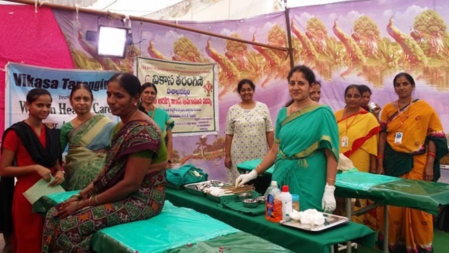 Mahilaarogya Vikas conducted Medical Camp at Tallavalasa