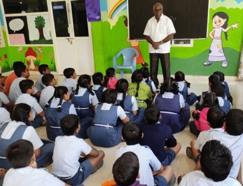 Prajna program at Hyderabad Grammer high School Manikonda