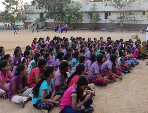 Prajna program at Telangana welfare Gurukula Magnet girls high school,Narasingi