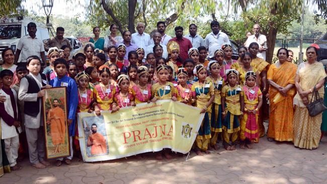 Chennai Prajna Students Spreads Spirituality