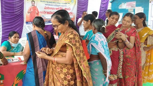 Mahilaarogya Vikas conducted Medical Camp at Sircilla