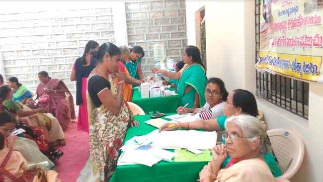 Mahilaarogya Vikas conducted Medical Camp at Vanasthalipuram
