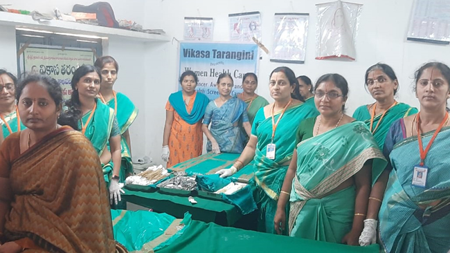 Mahilaarogya Vikas conducted Medical Camp at Vizag